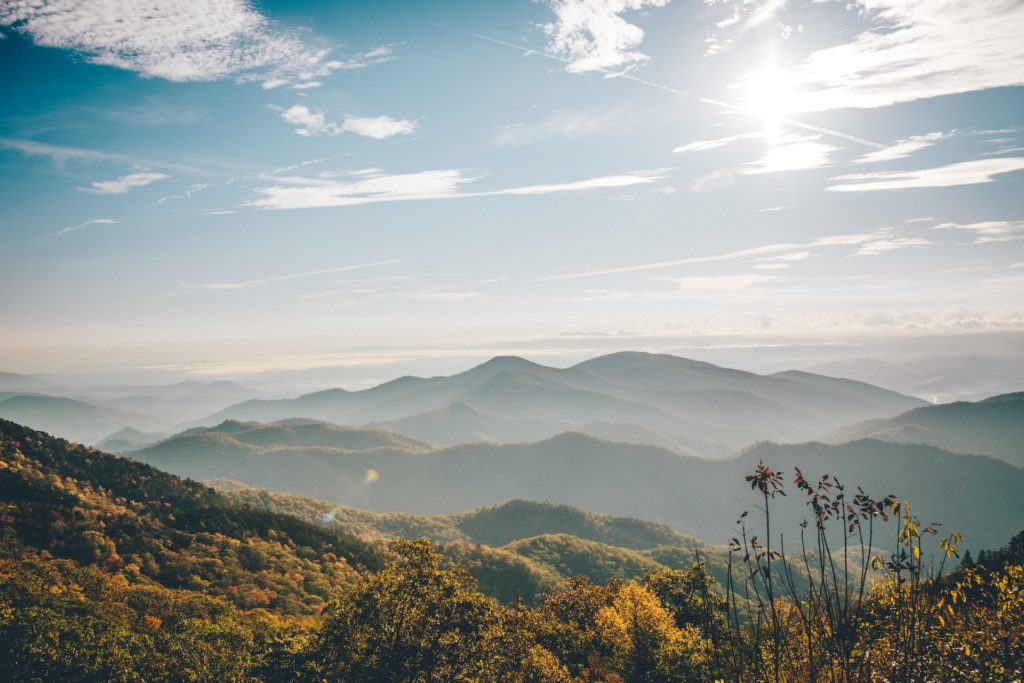 Blue Ridge Mountains near Asheville, NC by Wes Hicks